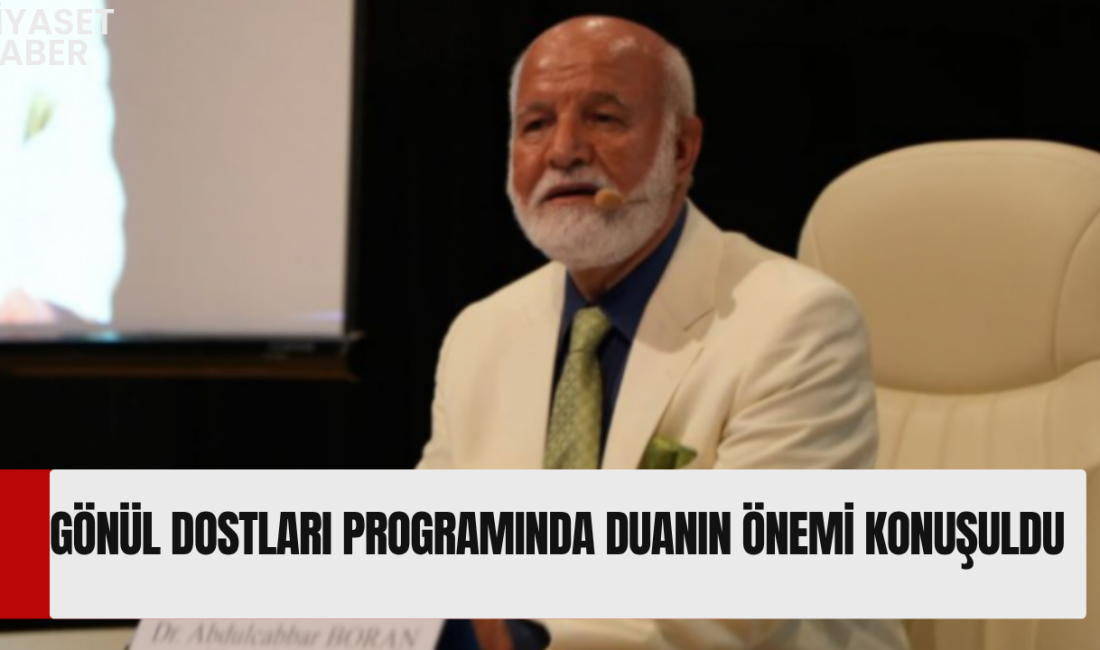 DR. ABDULCABBAR BORAN: “DUA, İNSANIN RABBİNE YÖNELMESİDİR”Fizik Yüksek Mühendisi, mutasavvıf