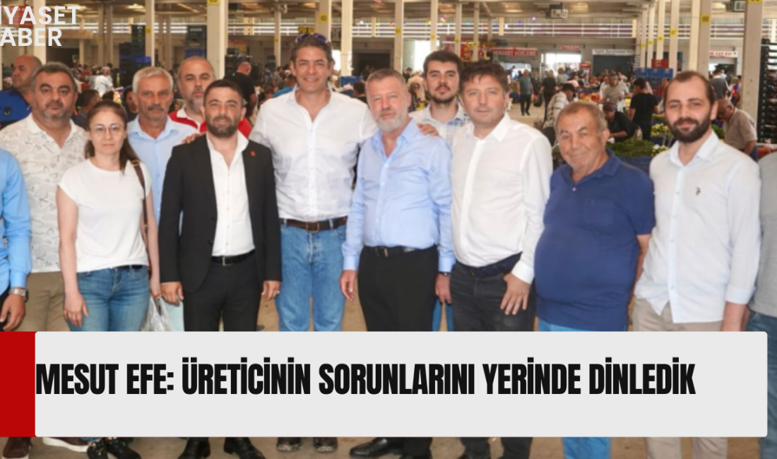 CHP Sarayköy İlçe Başkanı Mesut Efe, CHP Tarım ve Orman