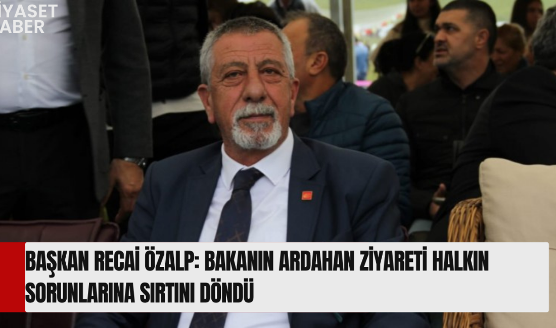 CHP Göle İlçe Başkanı Recai Özalp, Çalışma ve Sosyal Güvenlik