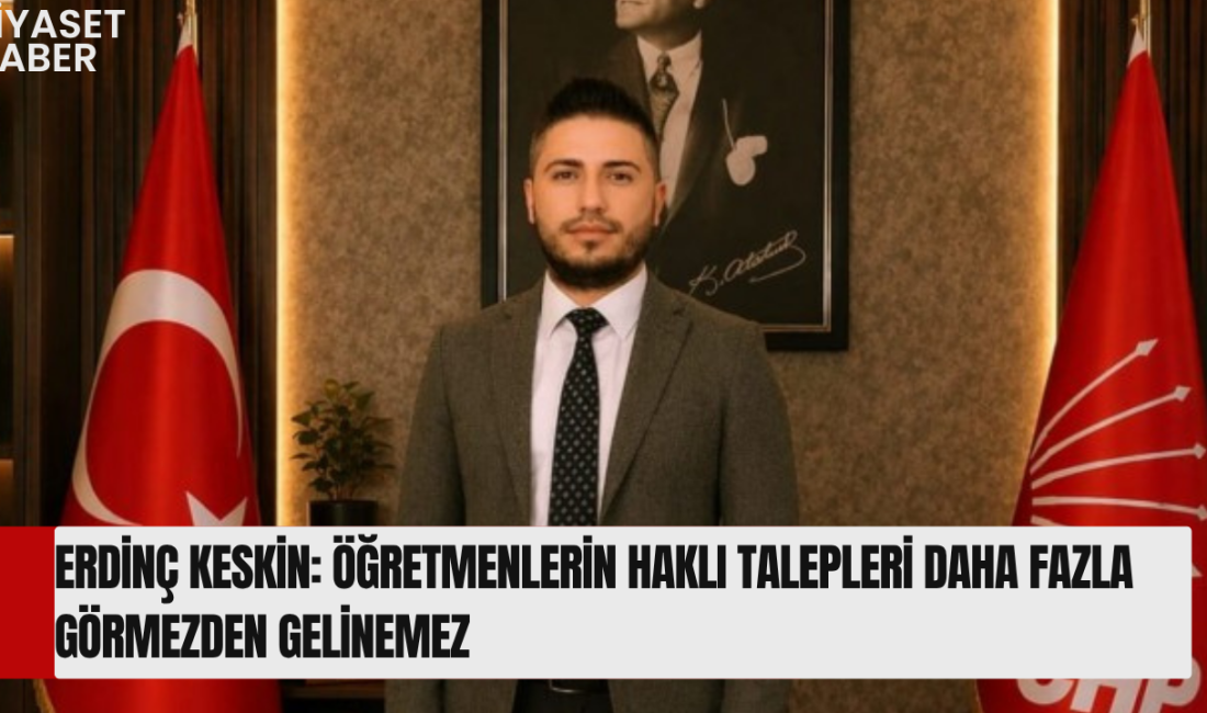 CHP Payas İlçe Başkanı Erdinç Keskin, günlerdir açlık grevinde bulunan