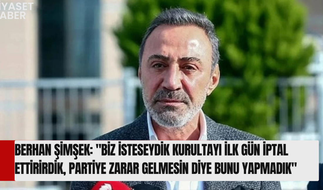 CHP Genel Başkan Yardımcısı Berhan Şimşek, TV100 ekranlarında Buket Aydın'ın