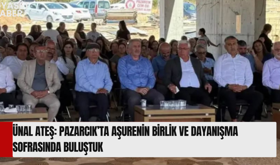 Cumhuriyet Halk Partisi Kahramanmaraş İl Başkanı Ünal Ateş, Pazarcık ilçesinde