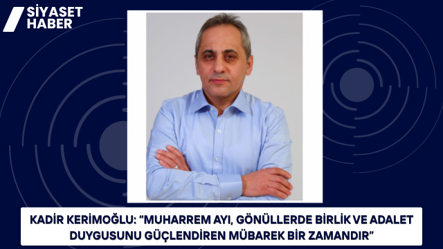 DEVA Partisi Mardin İl Başkanı Kadir Kerimoğlu, 16 Haziran’da başlayacak