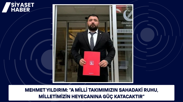 Yeniden Refah Partisi Kemer İlçe Başkanı Mehmet Yıldırım, Avustralya ile