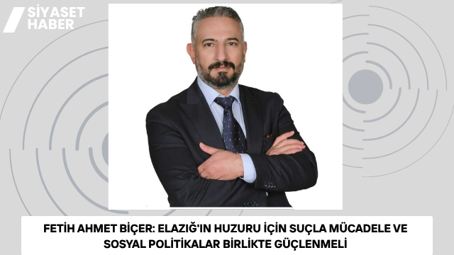 DEVA Partisi Elazığ İl Başkanı Fetih Ahmet Biçer, Diyarbakır’da suç