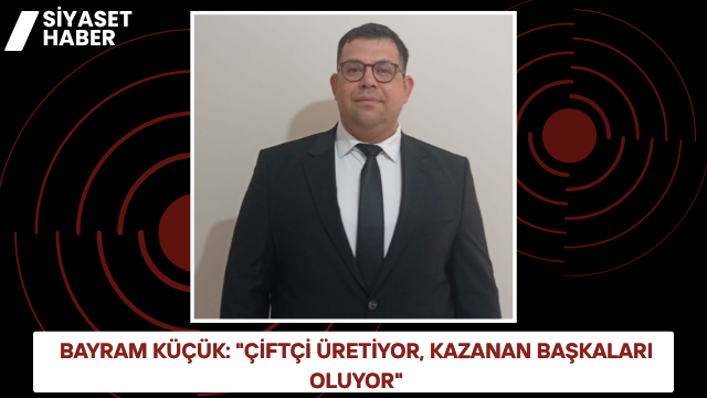 Yeniden Refah Partisi Güneysınır İlçe Başkanı Veteriner Hekim Bayram Küçük,