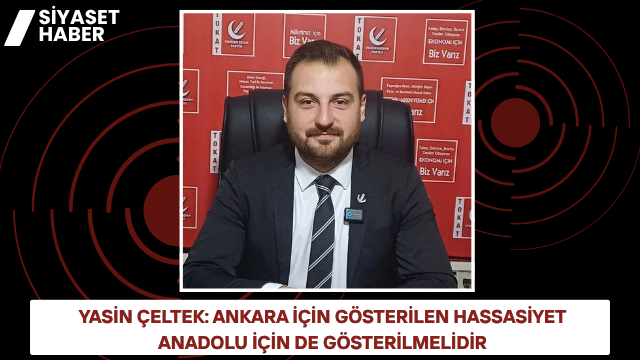 Yeniden Refah Partisi Tokat İl Başkanı Yasin Çeltek, Ankara’da NATO