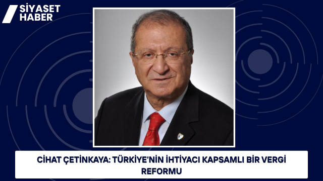 Yeminli Mali Müşavir Cihat Çetinkaya, Türkiye ekonomisinin sürdürülebilir büyüme ve