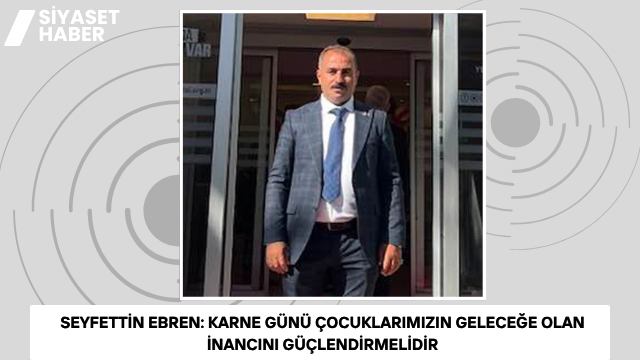 Eğitim döneminin tamamlanmasının ardından karne alan öğrenciler için mesaj yayımlayan