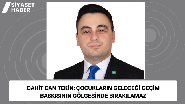 İYİ Parti Karesi İlçe Başkanı Cahit Can Tekin, 12 Haziran