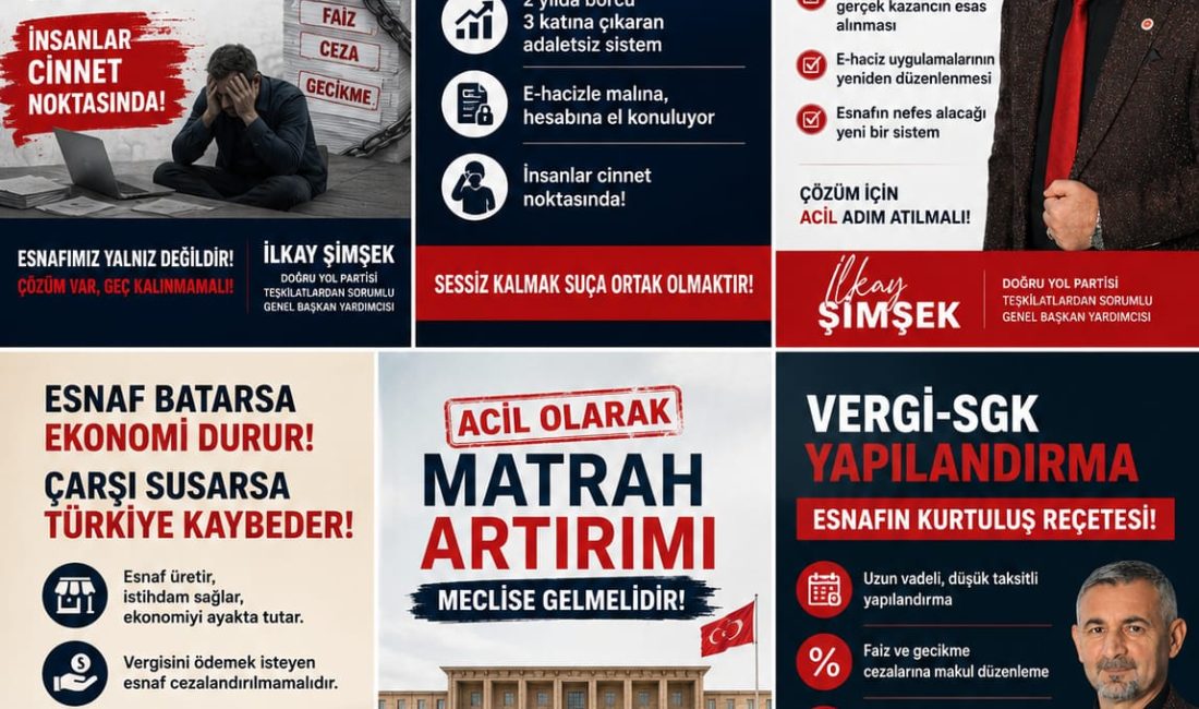 Doğru Yol Partisi Teşkilatlardan Sorumlu Genel Başkan Yardımcısı İlkay Şimşek,