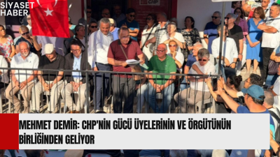 CHP Fethiye İlçe Başkanı Mehmet Demir, Muğla genelinde eş zamanlı