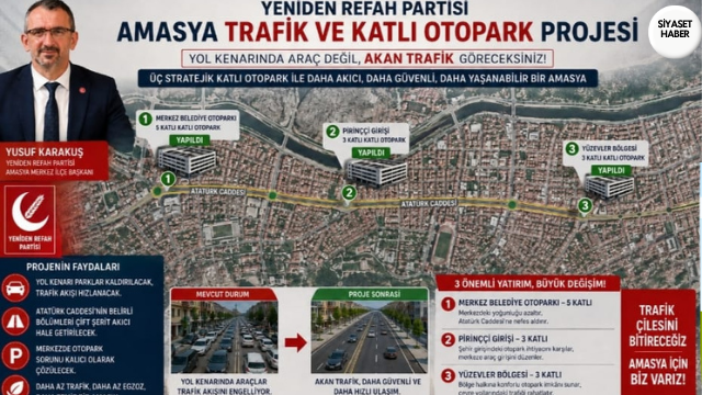 Katlı Otopark ve Yaya Üst Geçitleriyle Daha Akıcı ve Güvenli