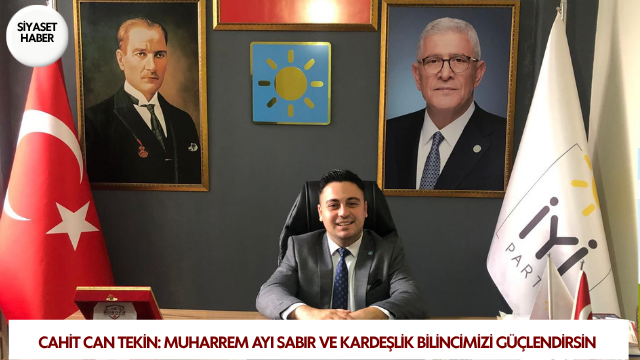 İYİ Parti Karesi İlçe Başkanı Cahit Can Tekin, 16 Haziran