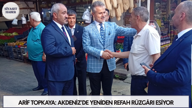 Yeniden Refah Partisi Akdeniz İlçe Başkanı Arif Topkaya, Genel Başkan
