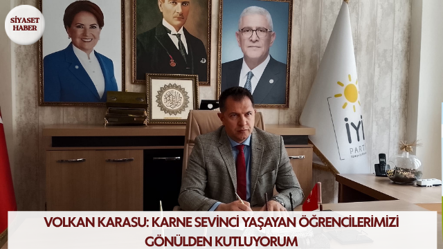 İYİ Parti Sivas İl Başkanı Volkan Karasu, 2025-2026 eğitim öğretim