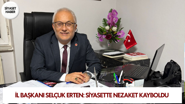 Yeniden Refah Partisi Bolu İl Başkanı Selçuk Erten, Türkiye’de siyasetin