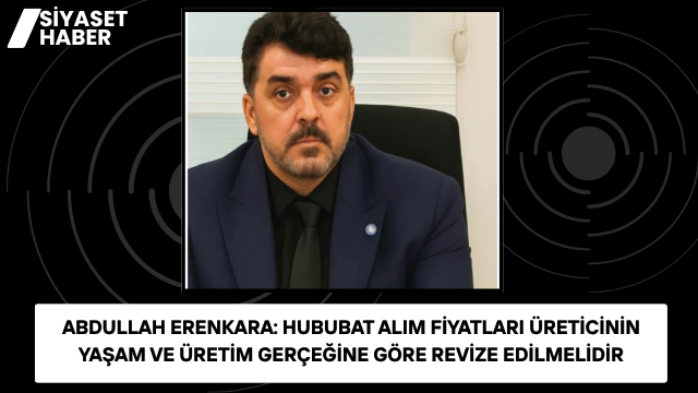 İYİ Parti Diyarbakır İl Başkanı Abdullah Erenkara, Toprak Mahsulleri Ofisi