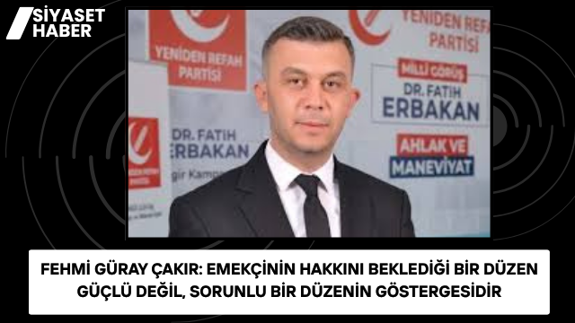 Yeniden Refah Partisi Afyonkarahisar İl Başkanı Fehmi Güray Çakır, Doruk