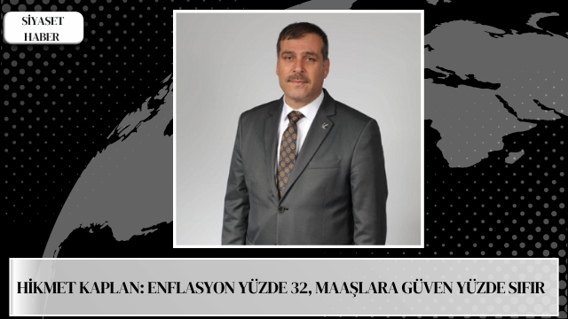 Yeniden Refah Partisi Genel Merkez MKYK Üyesi Hikmet Kaplan, açıklanan