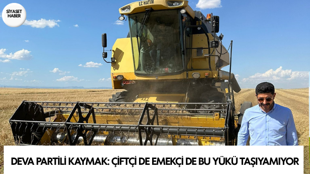 DEVA Partisi Diyarbakır İl Başkanı M. Remzi Kaymak, Toprak Mahsulleri