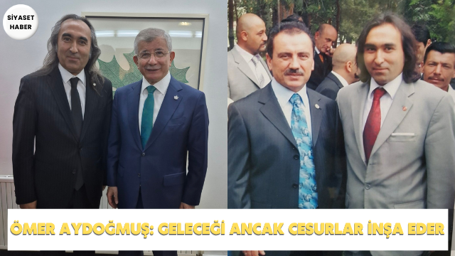 Gelecek Partisi Yozgat İl Başkanı Ömer Aydoğmuş, büyük hedeflere ulaşmanın