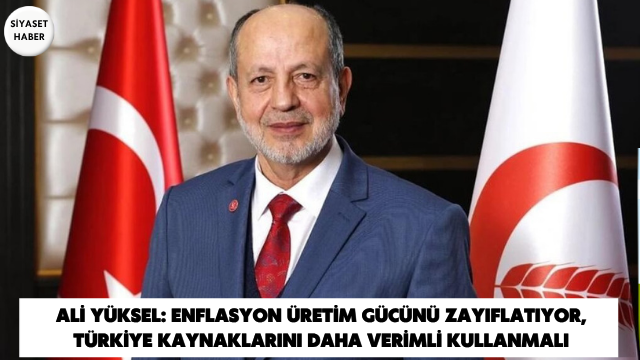 Yeniden Refah Partisi Konya Milletvekili Ali Yüksel, Mayıs ayı enflasyon