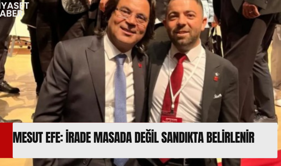 Cumhuriyet Halk Partisi Sarayköy İlçe Başkanı Mesut Efe, CHP Denizli