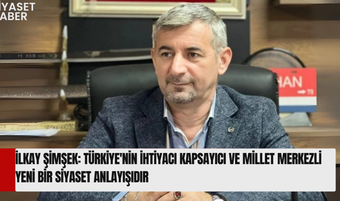 Doğru Yol Partisi Teşkilatlardan Sorumlu Genel Başkan Yardımcısı İlkay Şimşek,