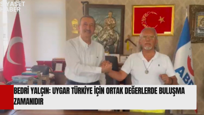 Anadolu Birliği Partisi Genel Başkanı Bedri Yalçın, Prof. Haluk Çeçen