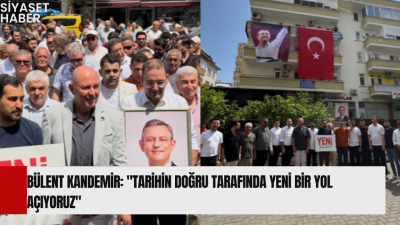 Yeni Parti Kurucu İlçe Başkanı Bülent Kandemir, 24 Temmuz Basın