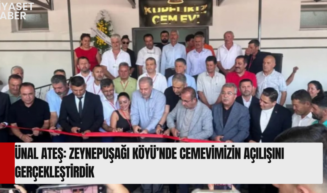 Cumhuriyet Halk Partisi Kahramanmaraş İl Başkanı Ünal Ateş, Zeynepuşağı Köyü’nde