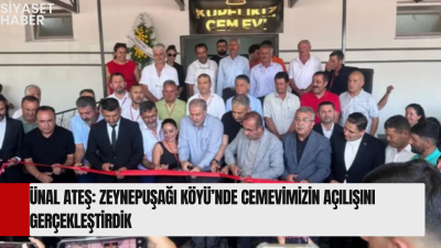 Cumhuriyet Halk Partisi Kahramanmaraş İl Başkanı Ünal Ateş, Zeynepuşağı Köyü’nde