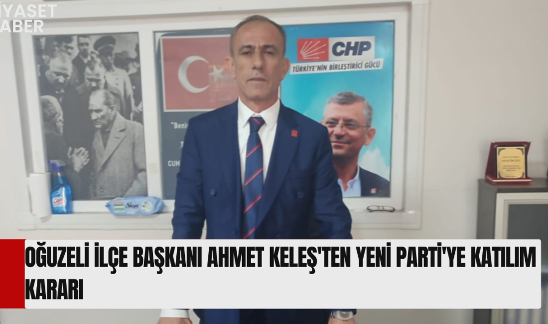 Siyasi Mücadelesini YENİ Parti Çatısı Altında Sürdürecek Gaziantep’in Oğuzeli ilçesinde