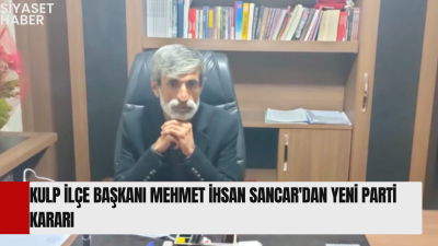 CHPdeki Görevini Noktaladı, İlçe Teşkilatıyla Birlikte YENİ Parti Saflarına Katıldı