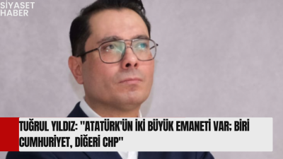 Ispartanın sevilen siyasetçilerinden Tuğrul Yıldız, son dönemde siyasette yaşanan tartışmalar
