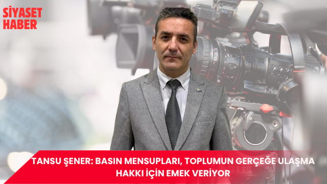 İYİ Parti Kayseri İl Başkanı Tansu Şener, 24 Temmuz Gazeteciler