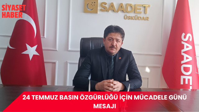 Saadet Partisi Üsküdar İlçe Başkanı Harita Mühendisi Hüseyin Çakmak Hakikatin