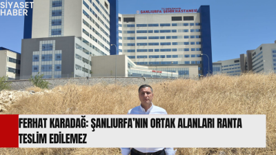 Cumhuriyet Halk Partisi Şanlıurfa İl Başkanı Ferhat Karadağ, Şehir Hastanesi
