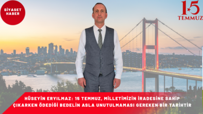 Yeniden Refah Partisi Aliağa İlçe Başkanı Hüseyin Eryılmaz, 15 Temmuz