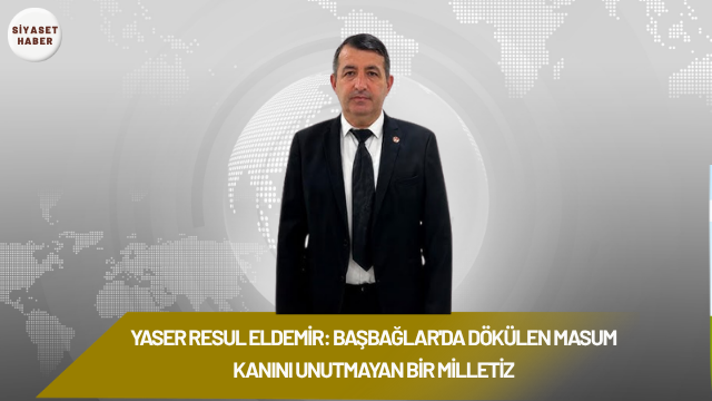 Yeniden Refah Partisi Yıldızeli İlçe Başkanı Yaser Resul Eldemir, Başbağlar