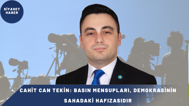 İYİ Parti Karesi İlçe Başkanı Cahit Can Tekin, 24 Temmuz