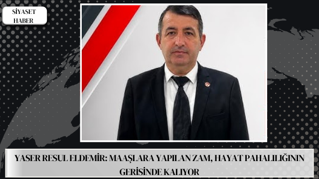 Yeniden Refah Partisi Yıldızeli İlçe Başkanı Yaser Resul Eldemir, haziran
