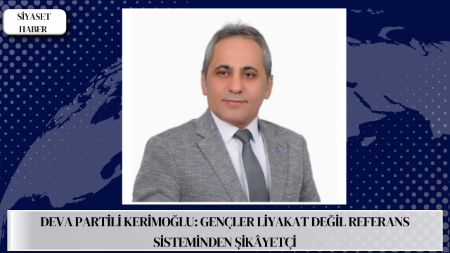 DEVA Partisi Mardin İl Başkanı Kadir Kerimoğlu, Mardin’de gençlerin ve