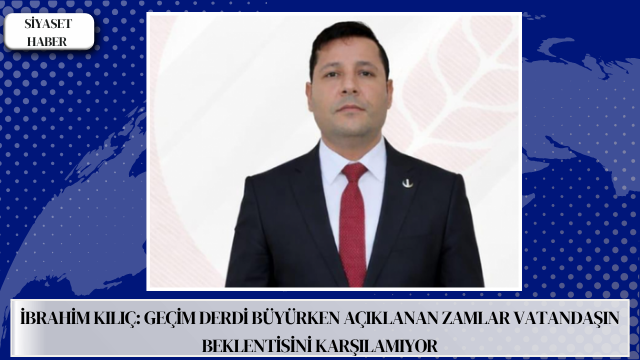 Yeniden Refah Partisi Şanlıurfa Eyyübiye İlçe Başkanı İbrahim Kılıç, haziran