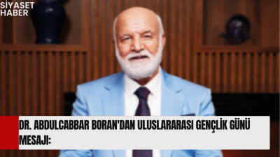 “ALLAH’A ULAŞMAYI DİLEMEK, GENÇLERİ HEVESLERİN ESARETİNDEN KURTARIR ”Uluslararası Gençlik Günü