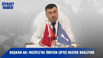 Anahtar Parti Mezitli İlçe Başkanı İsa Ak, artan üretim maliyetleri,