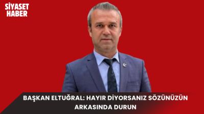 Yeniden Refah Partisi Giresun Merkez İlçe Başkanı Akın Eltuğral, kamuoyunda