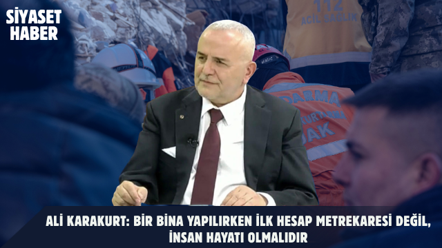 Anayol Partisi Genel Başkanı Ali Karakurt, 17 Ağustos 1999 Marmara