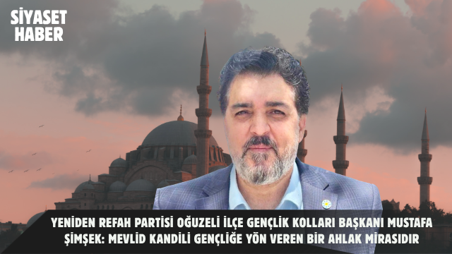 İYİ Parti Diyarbakır İl Başkanı Abdullah Erenkara, Mevlid Kandili dolayısıyla